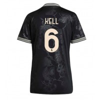 Camisa de Futebol Juventus Lloyd Kelly #6 Equipamento Alternativo Mulheres 2025-26 Manga Curta